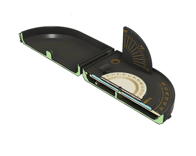 Đồng hồ mặt trời xích đạo di động dễ dàng sử dụng - Image 8