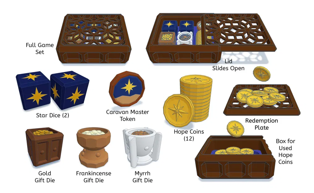 Trò chơi xúc xắc Quà tặng của các nhà thông thái - Bộ hoàn c... - Image 3