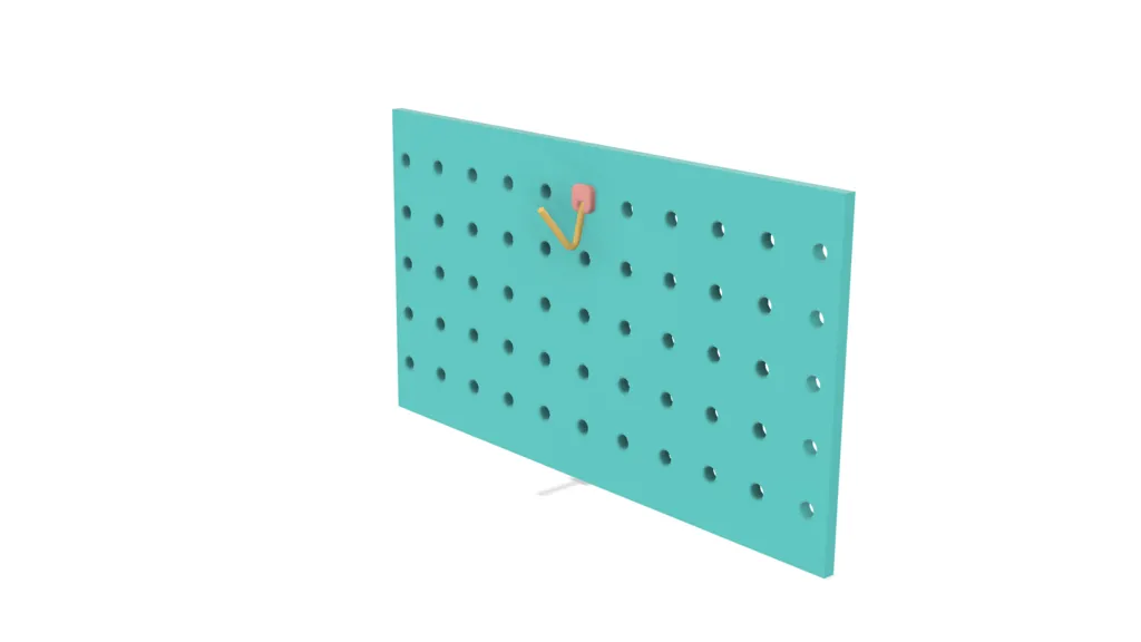 Grommet và spacer lắp đặt cho bảng ghim pegboard - Image 5