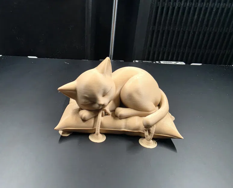 Mèo ngủ trên gối mềm mại - Image 7