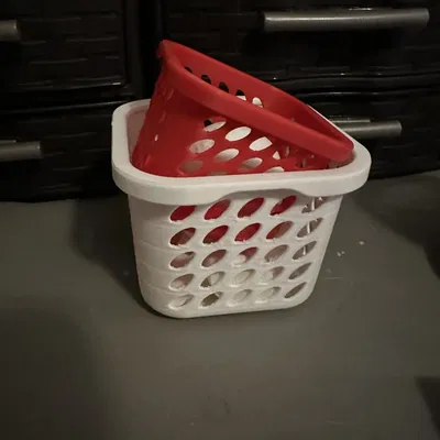 Giỏ giặt mini với lỗ hình oval