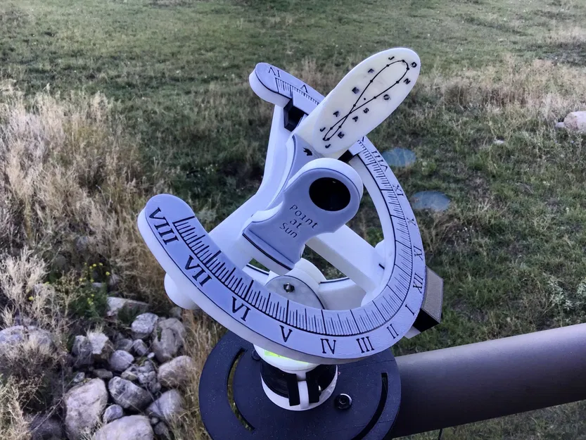 Bảng analemma cong cho đồng hồ nắng heliochronometer - Image 6