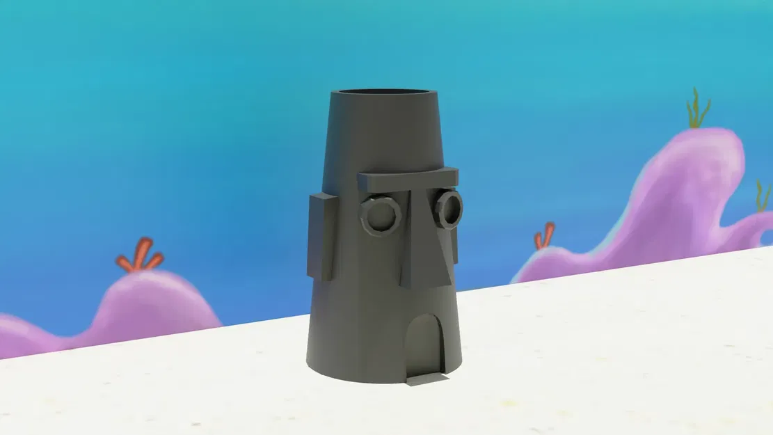 Nhà của Squidward trong phim hoạt hình Spongebob Squarepants - Image 1