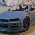 Thân xe Skyline cho mô hình RC tỷ lệ 1:28/24 Wltoys K969/MiniZ - Thumbnail 2