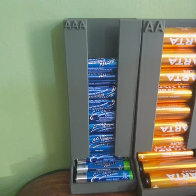 Kệ đựng pin AAA tiện lợi cho gia đình