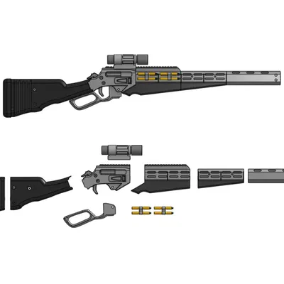 R-6 Deadeye rifle trong game Helldivers II