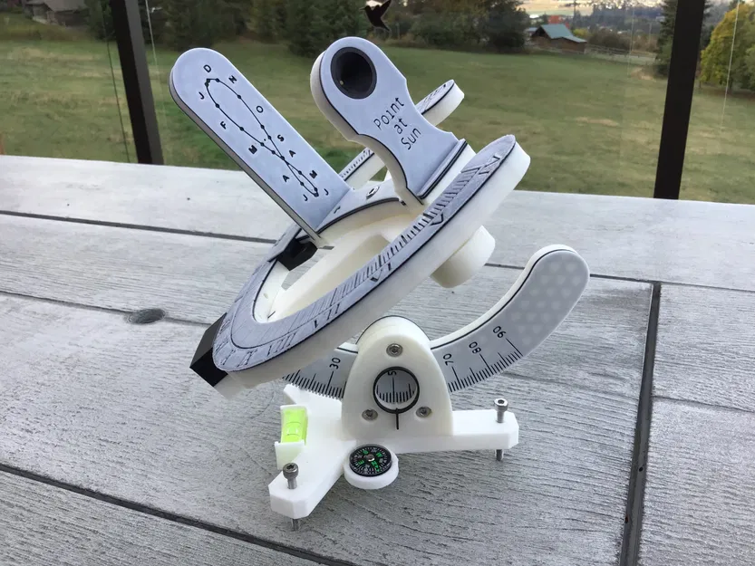 Đồng hồ mặt trời heliochronometer Gard B4003 - Image 2