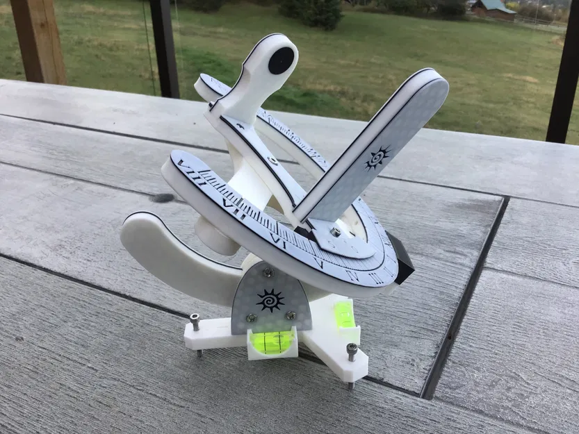 Đồng hồ mặt trời heliochronometer Gard B4003 - Image 5