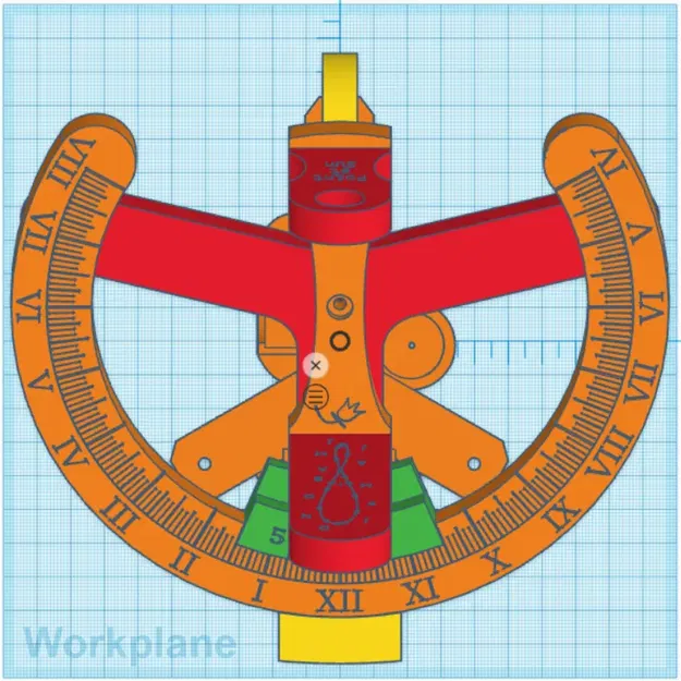 Đồng hồ mặt trời heliochronometer Gard B4003 - Image 8