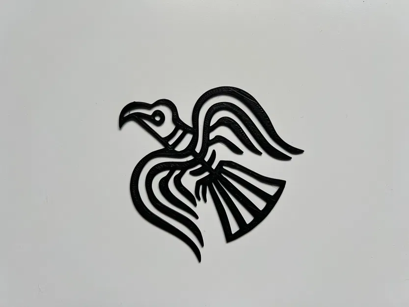 Nghệ thuật tường hình chim quạ Viking số 1 - Image 1
