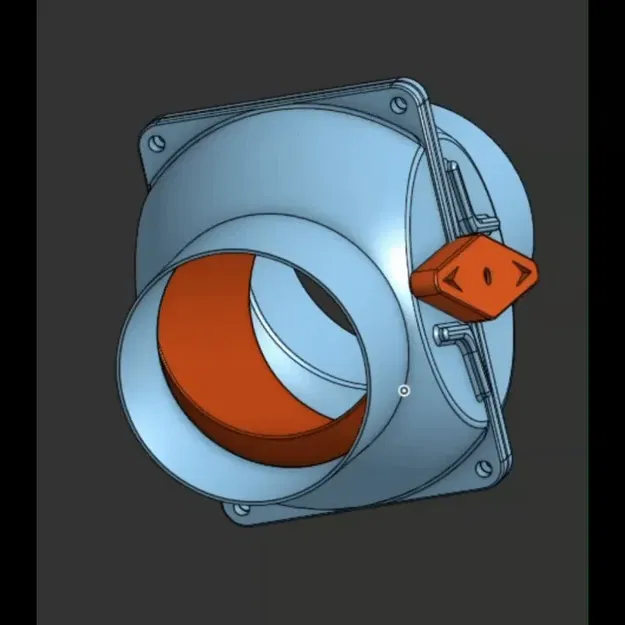 Van bi cắt ngang 63mm cho hệ thống hút bụi trong xưởng - Image 1