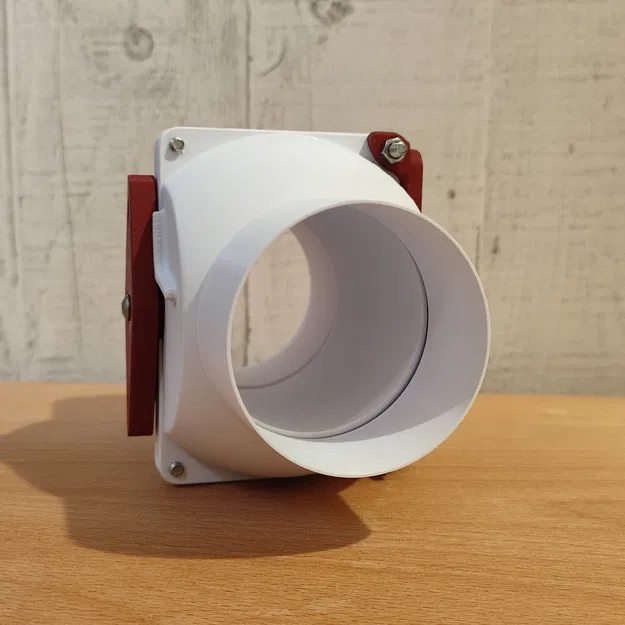 Van bi cắt ngang 63mm cho hệ thống hút bụi trong xưởng - Image 2