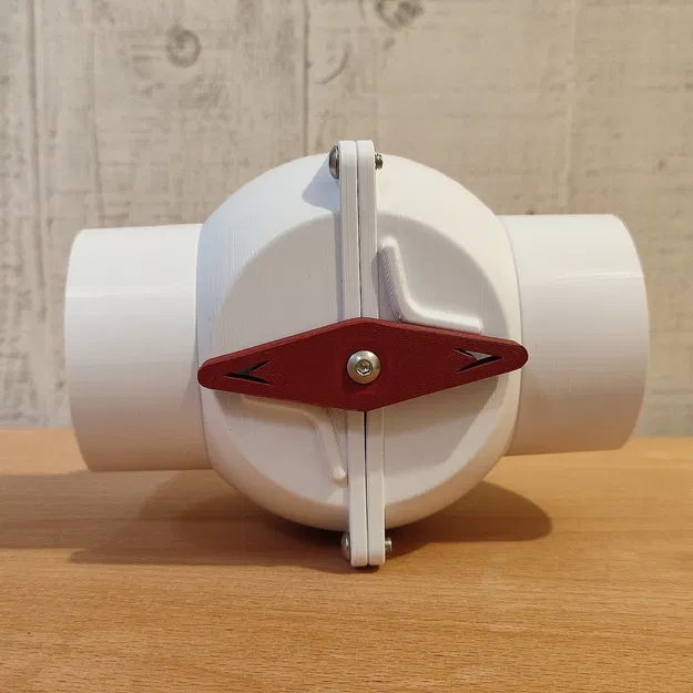 Van bi cắt ngang 63mm cho hệ thống hút bụi trong xưởng - Image 4