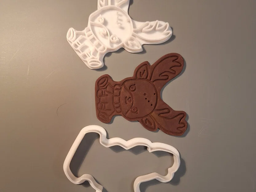 Cutter bánh quy tuần lộc cho mùa Giáng sinh - Image 1