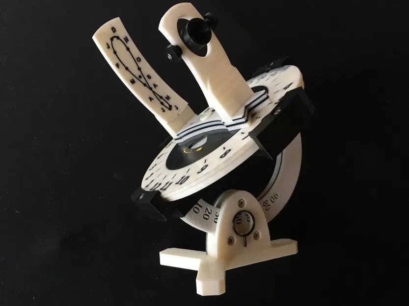 Đồng hồ mặt trời Heliochronometer với cơ chế đọc chính xác... - Image 1