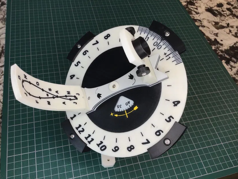 Đồng hồ mặt trời Heliochronometer với cơ chế đọc chính xác... - Image 2