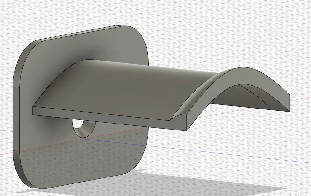 Giá đỡ tai nghe gắn tường một ốc vít cho Hyper X Cloud II - Image 2