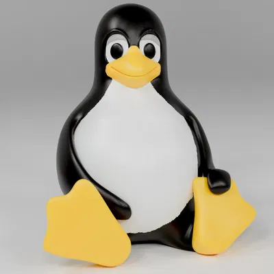 Nhân vật Tux – chim cánh cụt biểu tượng của Linux
