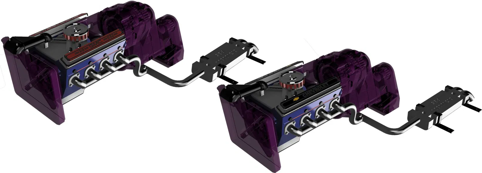 Nâng cấp động cơ V8 cho mô hình SETS 14 (Max Team) hộp số BeltDrive - Image 1