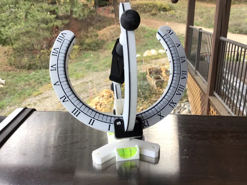 Đồng hồ mặt trời Schmoyer theo kiểu xích đạo và analemmatic - Image 3