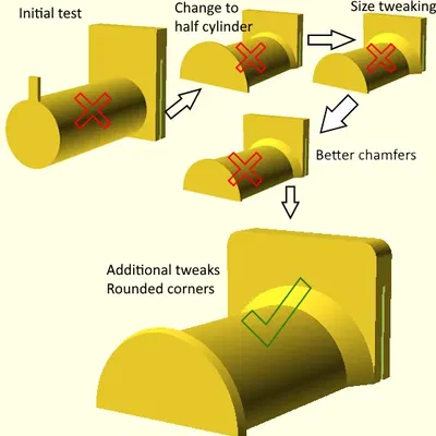 Giá đỡ cuộn filament ngoài cho máy in Flashforge Finder 2