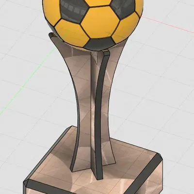 Cúp bóng đá thiết kế riêng cho cháu trai