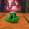 Benchy Giáng Sinh Đội Mũ Ông Già Noel - Thumbnail 3