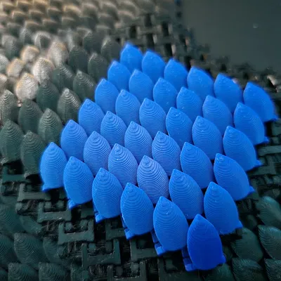 Giáp xích vảy rồng in 3D linh hoạt