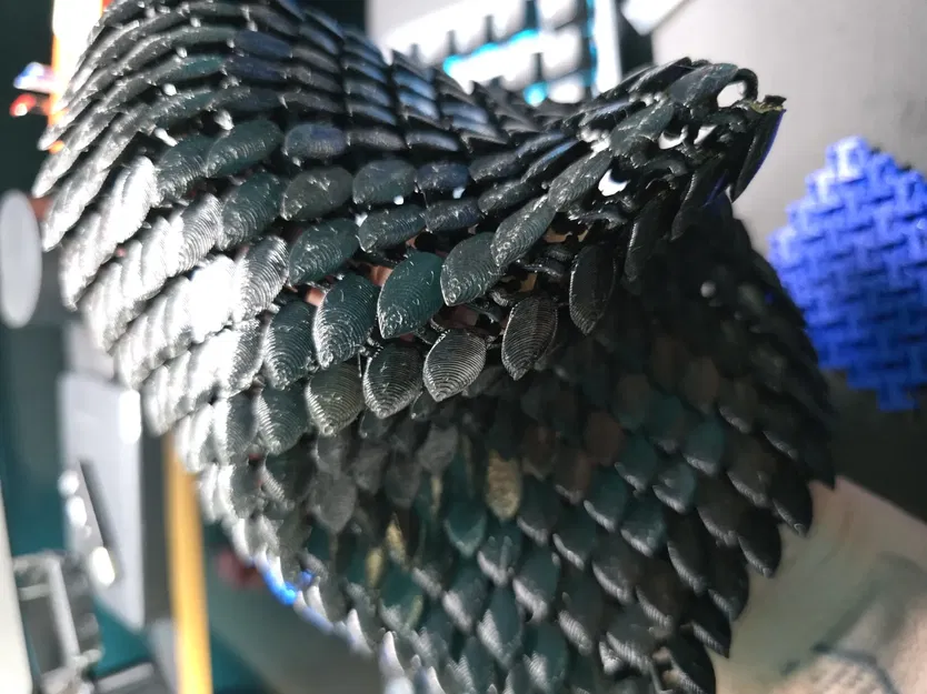 Giáp xích vảy rồng in 3D linh hoạt - Image 3