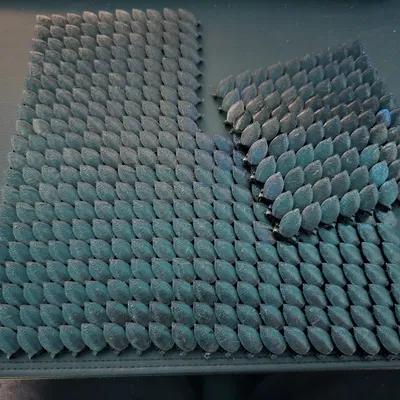 Giáp xích vảy rồng in 3D linh hoạt