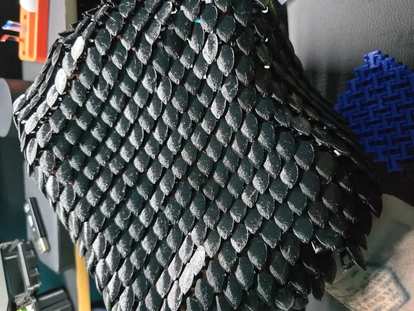 Giáp xích vảy rồng in 3D linh hoạt - Image 8