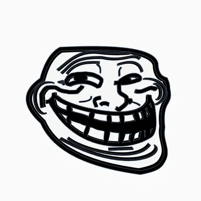 Chìa khóa hình mặt troll độc đáo