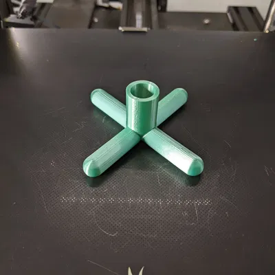 Giá đỡ gậy bi-a hình chữ thập với hai độ cao khác nhau