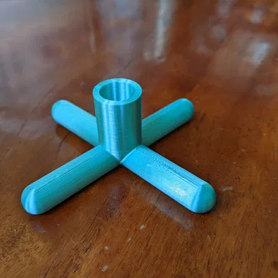 Giá đỡ gậy bi-a hình chữ thập với hai độ cao khác nhau