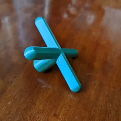 Giá đỡ gậy bi-a hình chữ thập với hai độ cao khác nhau