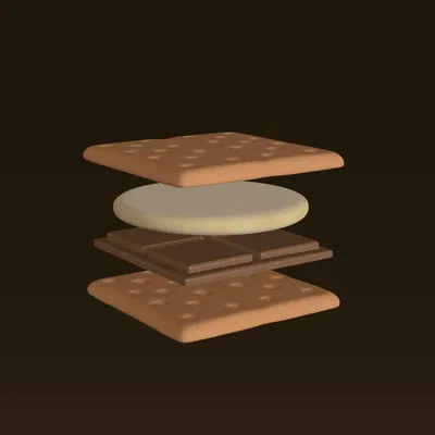 Giá đỡ ly smores xếp chồng dễ thương