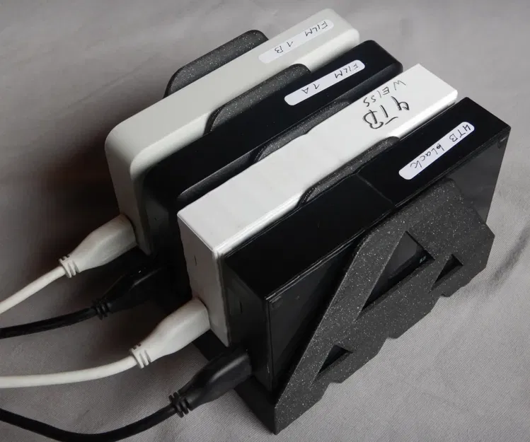 Giá đỡ cho ổ cứng USB ngoài, hỗ trợ 4-5 ổ đĩa - Image 1