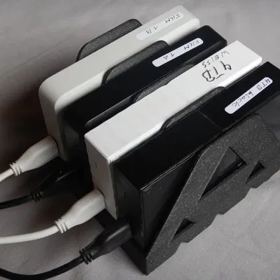 Giá đỡ cho ổ cứng USB ngoài, hỗ trợ 4-5 ổ đĩa