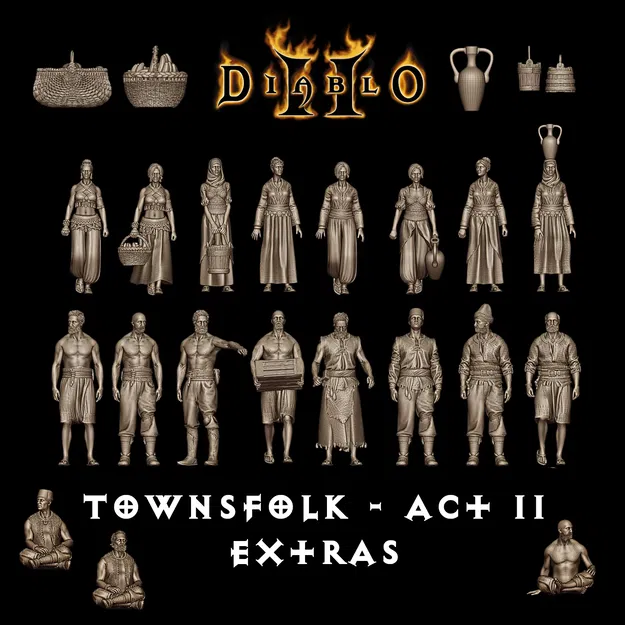 Nhân vật NPC trong Diablo II - Hành Động II - Image 1