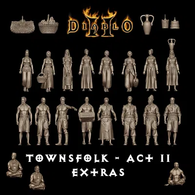 Nhân vật NPC trong Diablo II - Hành Động II