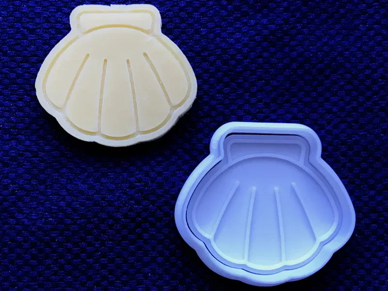 Khuôn cắt bánh quy hình sò điệp - Image 1