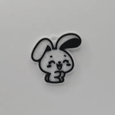 Móc khóa thỏ dễ thương bằng PLA