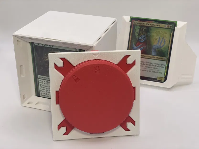 Hộp đựng bài MTG Commander v4 với cơ chế khóa xoay - Image 1