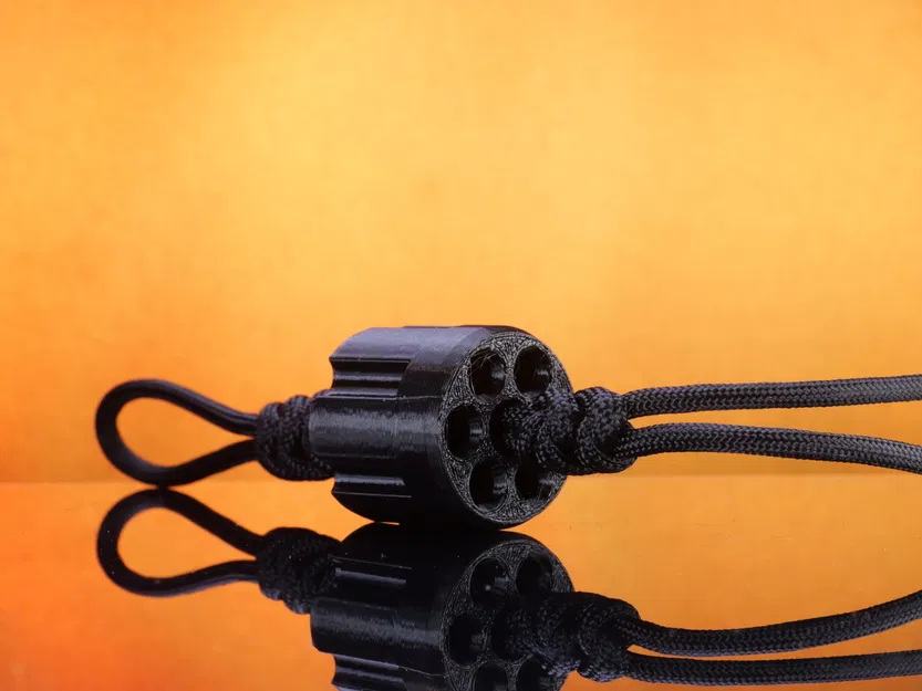 Biểu tượng viên đạn revolver cho dây đeo và móc chìa khóa - Image 3