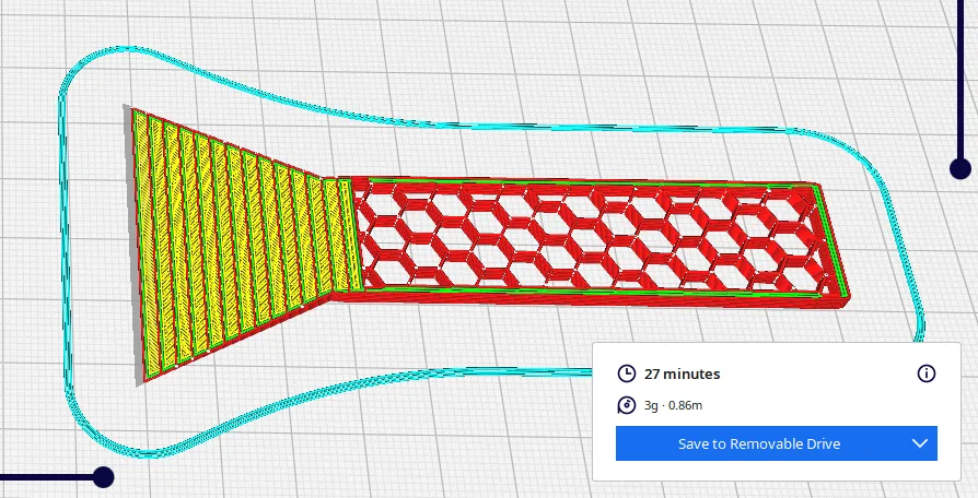 Bộ dụng cụ cạo mặt bàn in Mini Flexi Hexi - Image 6