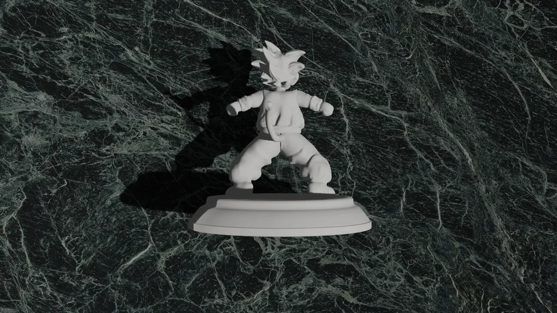 Kid Goku Dragon Ball Z #11 Tối Ưu Hóa Cho In 3D - Image 3