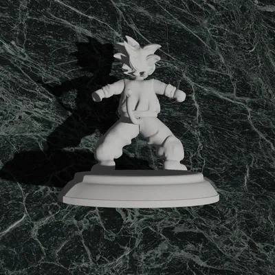 Kid Goku Dragon Ball Z #11 Tối Ưu Hóa Cho In 3D