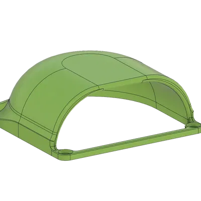 Bộ che quạt 80mm cao 30mm với độ lệch không khí 90 độ