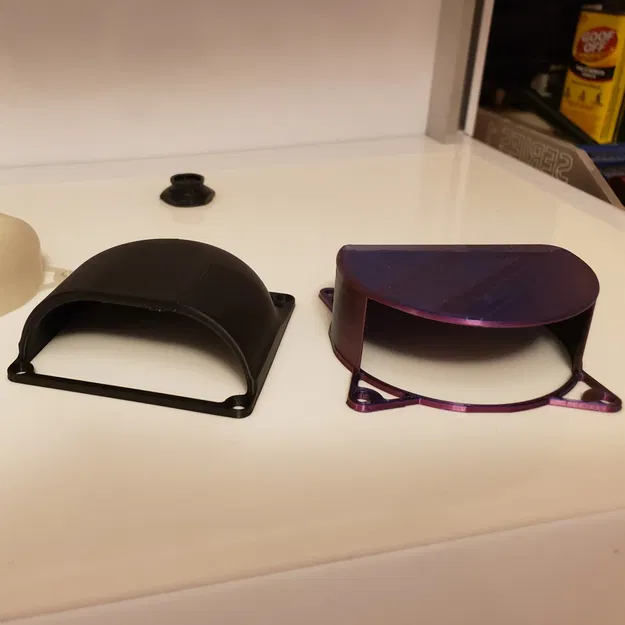 Bộ che quạt 80mm cao 30mm với độ lệch không khí 90 độ - Image 2