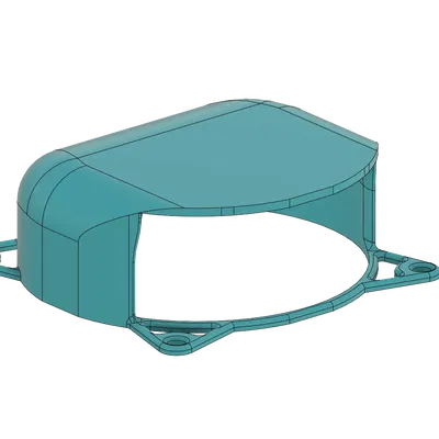 Bộ che quạt 80mm cao 30mm với độ lệch không khí 90 độ